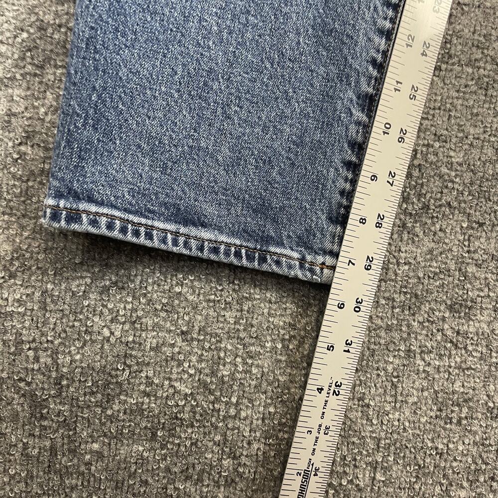 Madewell Blue Straight Leg Jeans - Picture 9 of 15